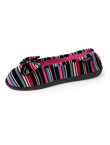 Pantofole ballerine suola ergonomica e confortevole, suola a donna Isotoner