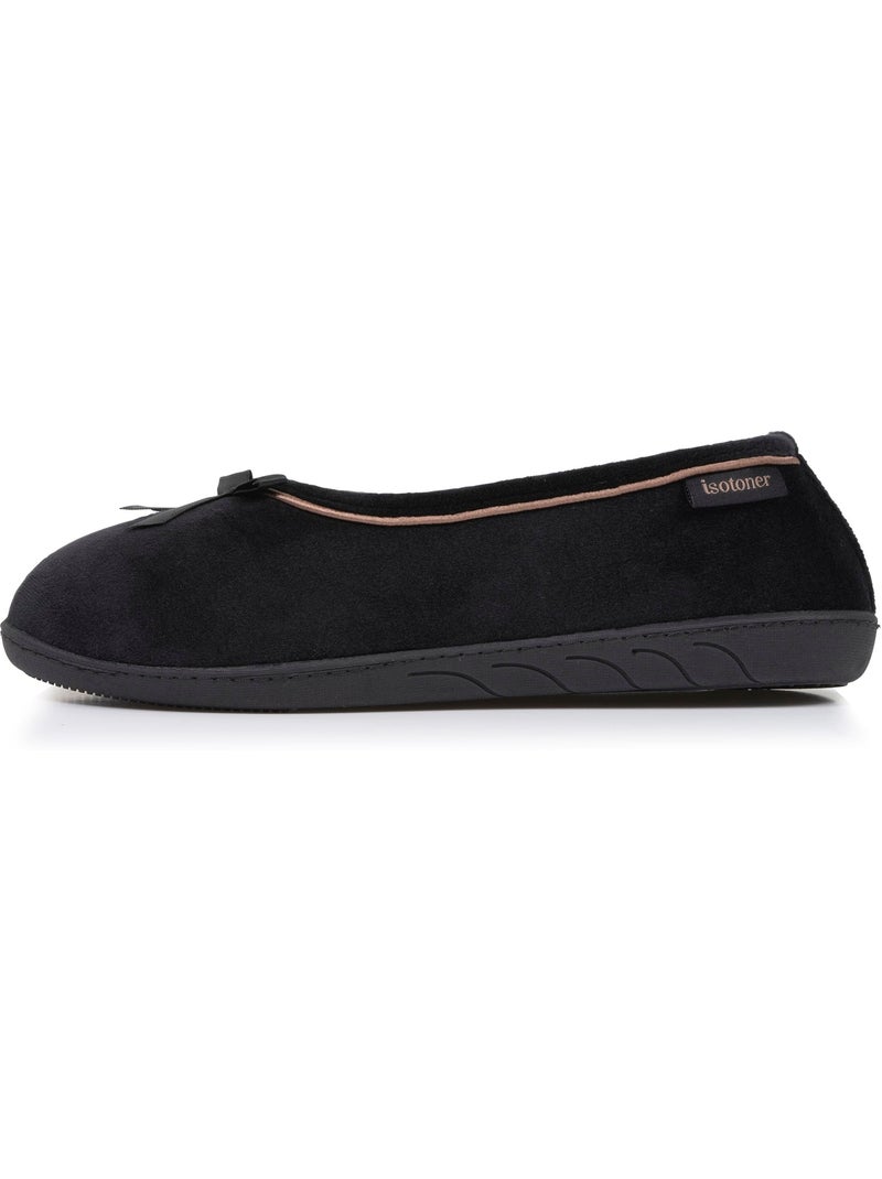 Pantofole ballerine suola ergonomica e confortevole, suola a donna isotoner Nero - Kiabi