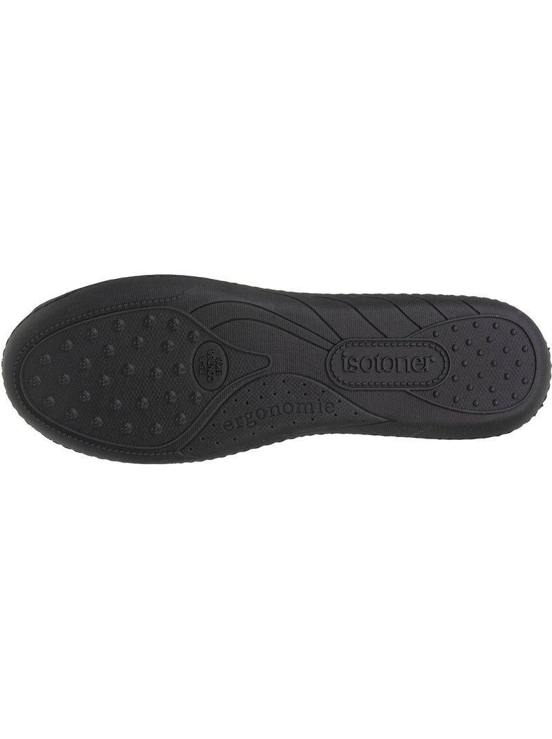 Pantofole ballerine suola ergonomica e confortevole, suola a donna isotoner Nero - Kiabi