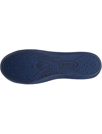 Pantofole ballerine soletta ergonomica in microvelour con donna Isotoner