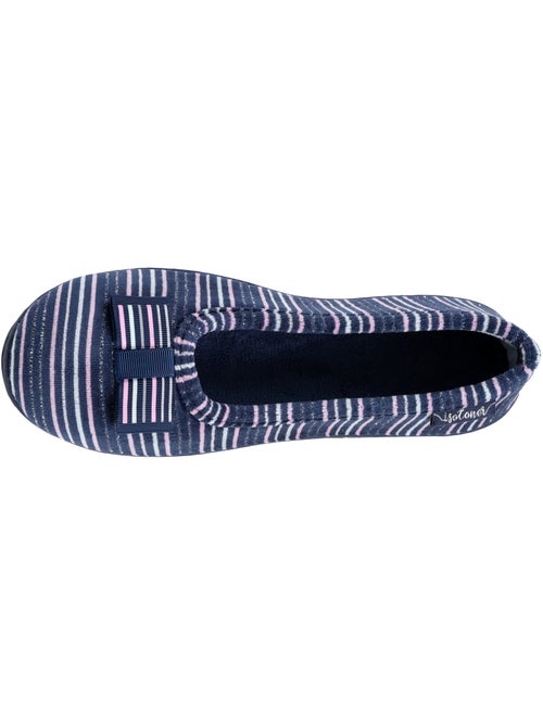 Pantofole ballerine suola ergonomica in velluto donna Isotoner - Kiabi