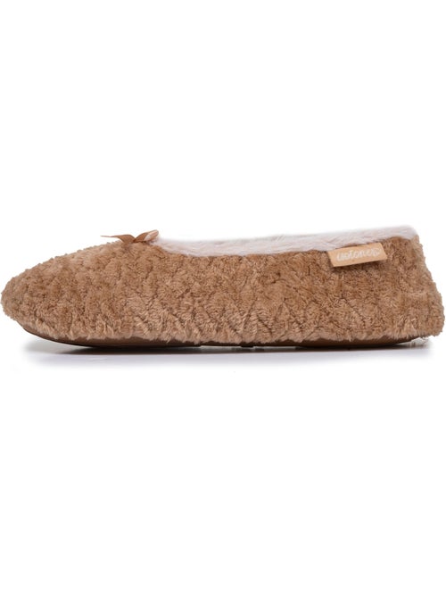 Pantofole ballerine suola in microspugna, antiscivolo donna isotoner - Kiabi Pantofole ballerine suola in microspugna, antiscivolo donna isotoner - Kiabi