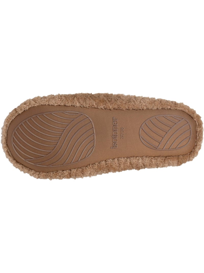 Pantofole ballerine suola in microspugna, antiscivolo donna isotoner Cammello - Kiabi