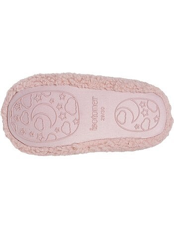 Pantofole ballerine suola in sherpa e antiscivolo bambina isotoner