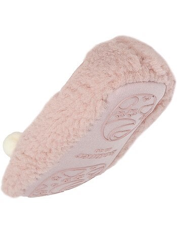 Pantofole ballerine suola in sherpa e antiscivolo bambina isotoner
