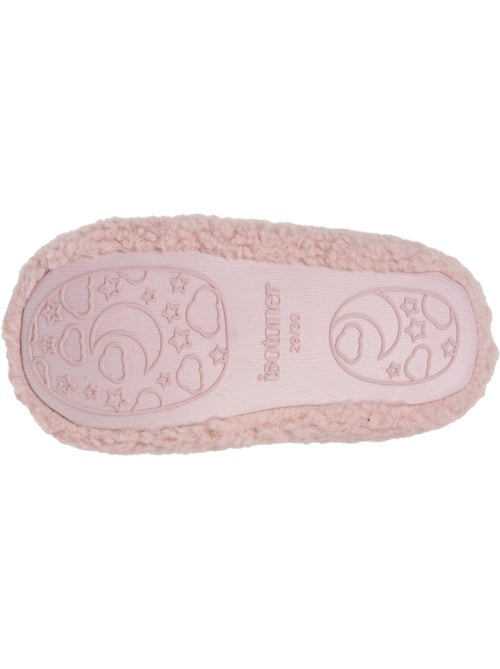 Pantofole ballerine suola in sherpa e antiscivolo bambina isotoner - Kiabi