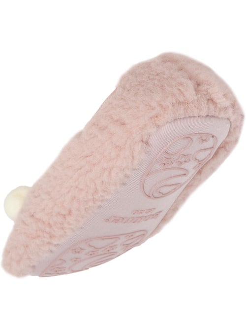 Pantofole ballerine suola in sherpa e antiscivolo bambina isotoner - Kiabi