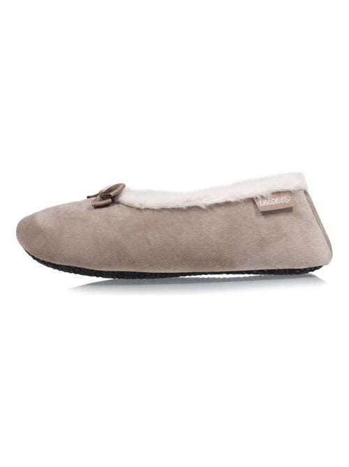 Pantofole ballerine suola microveloce e antiscivolo donna Isotoner - Kiabi