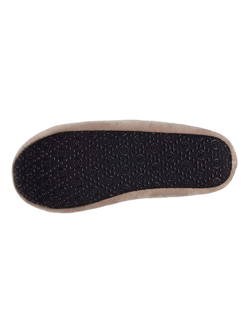 Pantofole ballerine suola microveloce e antiscivolo donna Isotoner Beige - Kiabi