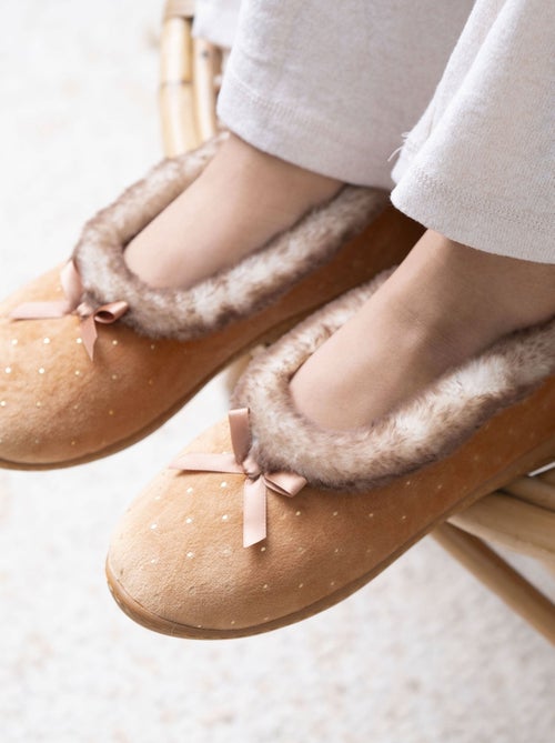 Pantofole ballerine suola ultra-morbida e confortevole, donna Isotoner - Kiabi