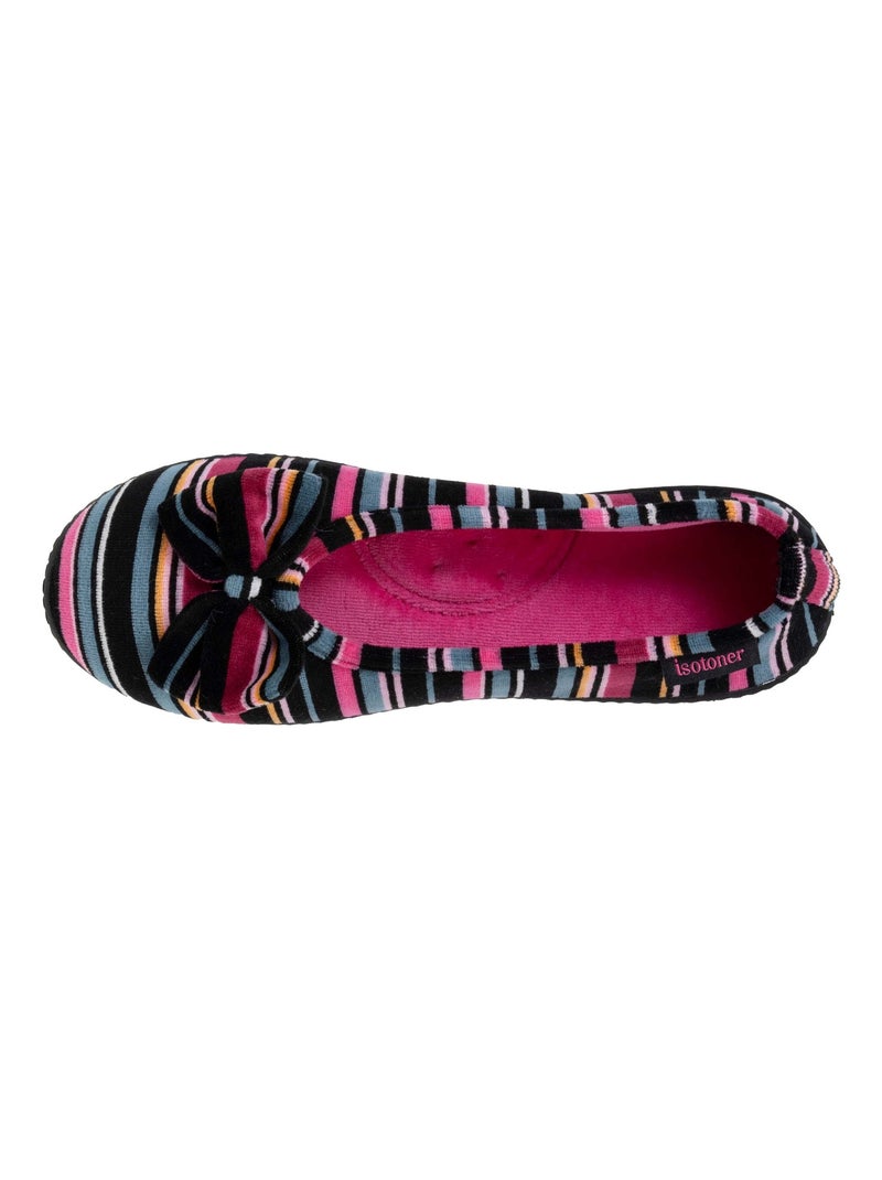 Pantofole ballerine suola ultra-morbida e confortevole, donna Isotoner Multicolore - Kiabi