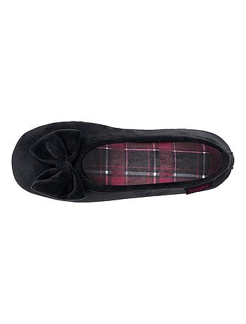 Pantofole ballerine suola ultra-morbida e confortevole, donna Isotoner