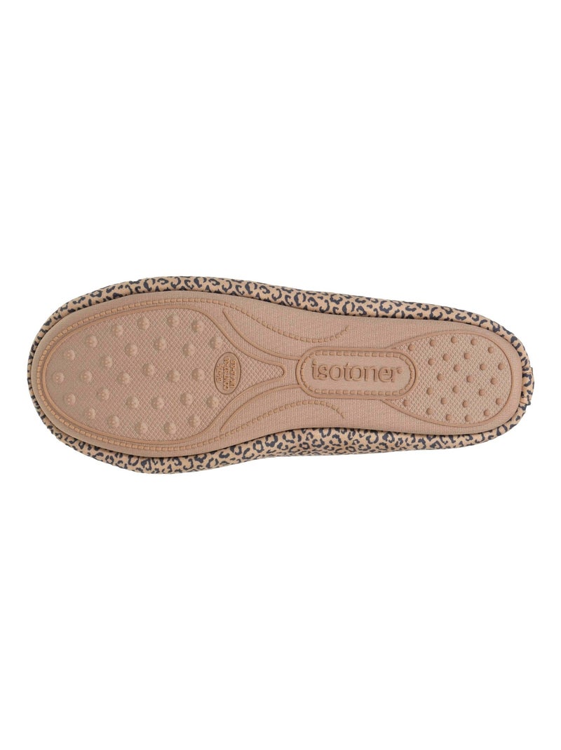 Pantofole ballerine suola ultra-morbida e confortevole, donna Isotoner Nero Marrone - Kiabi