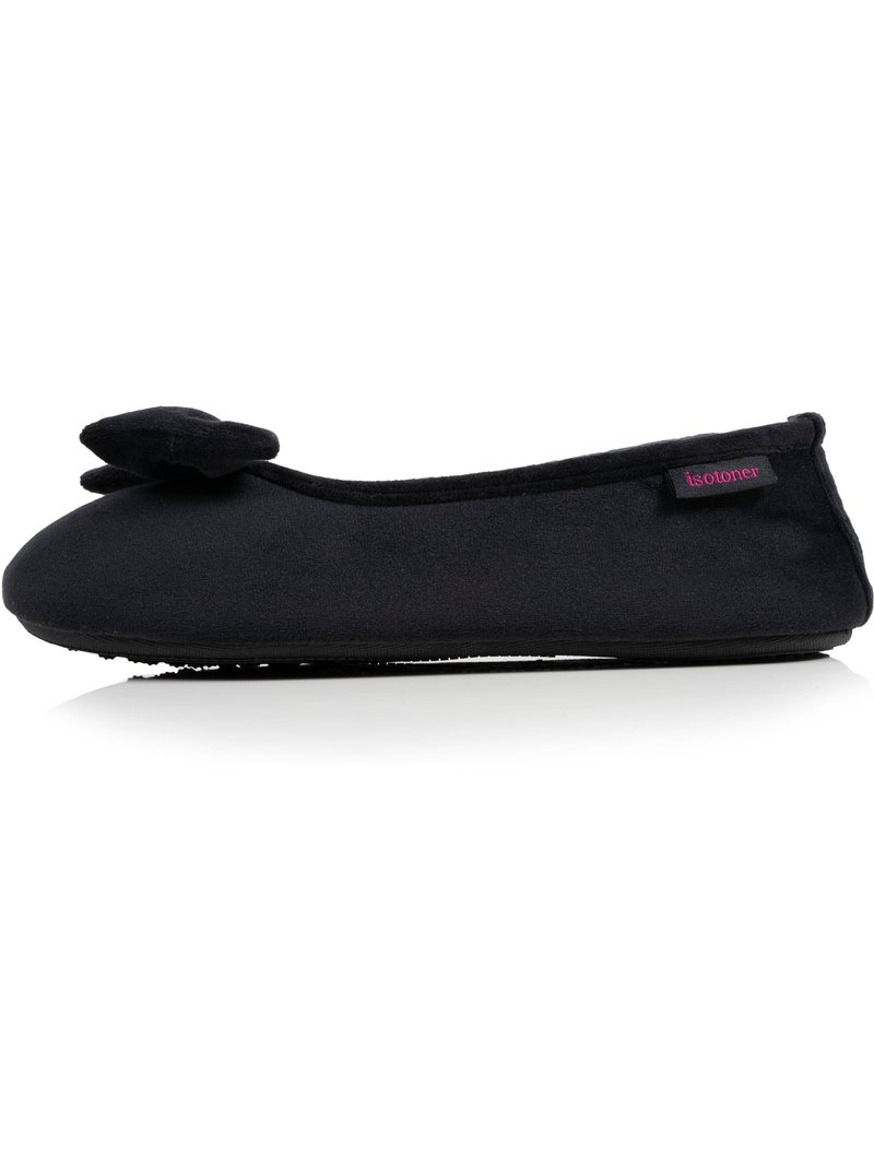 Pantofole ballerine suola ultra-morbida e confortevole, donna Nero - Kiabi