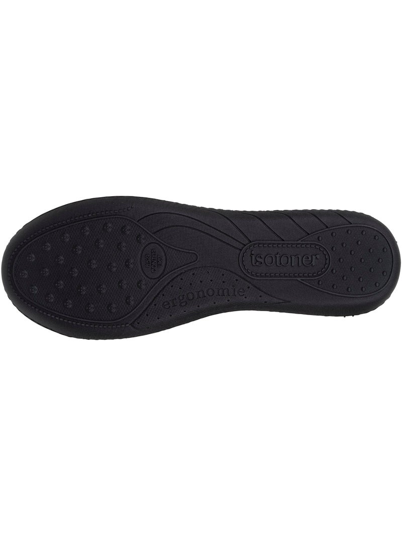 Pantofole ballerine suola ultraconfortevole in memory donna Nero - Kiabi