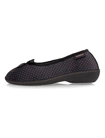 Pantofole ballerine tacco ultra morbido e ultra confortevole donna Isotoner