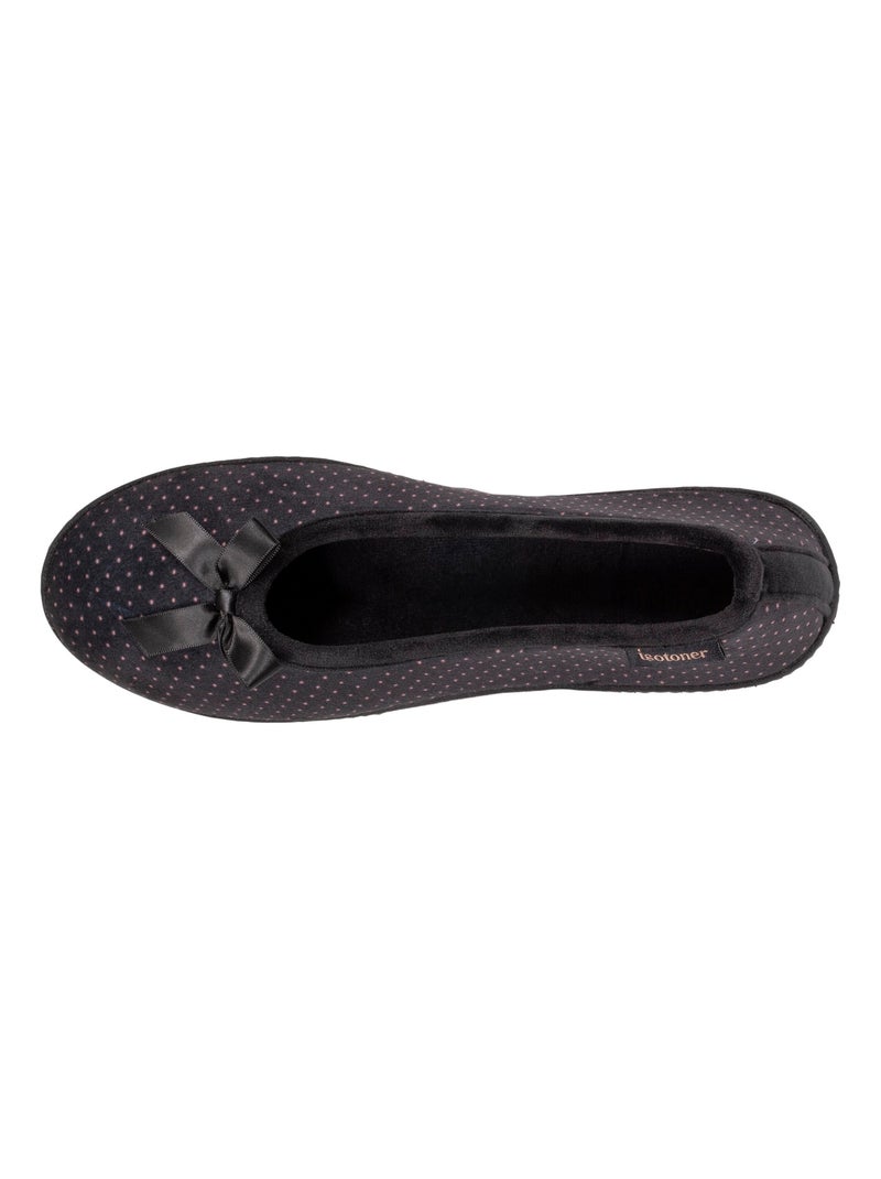 Pantofole ballerine tacco ultra morbido e ultra confortevole donna Isotoner Multicolore - Kiabi