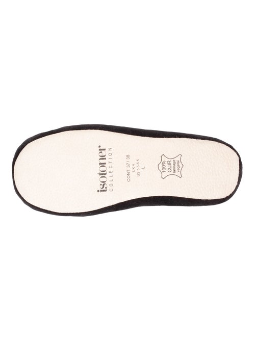 Pantofole ballerine ultraconfortevole, in cotone organico e donna Isotoner - Kiabi