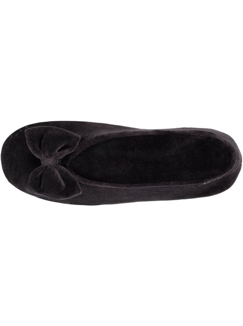 Pantofole ballerine ultraconfortevole, in cotone organico e donna - Kiabi Pantofole ballerine ultraconfortevole, in cotone organico e donna - Kiabi