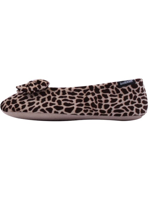 Pantofole ballerine ultraconfortevole, suola in cuoio, donna - Kiabi Pantofole ballerine ultraconfortevole, suola in cuoio, donna - Kiabi