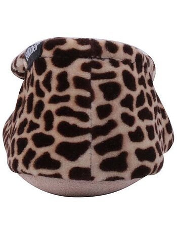 Pantofole ballerine ultraconfortevole, suola in cuoio, donna Isotoner