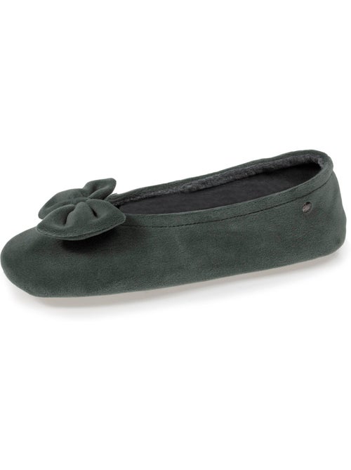 Pantofole ballerine ultraconfortevole, suola in cuoio, donna isotoner - Kiabi Pantofole ballerine ultraconfortevole, suola in cuoio, donna isotoner - Kiabi