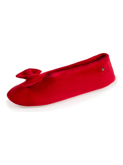 Pantofole ballerine ultraconfortevole, suola in cuoio, donna - Kiabi Pantofole ballerine ultraconfortevole, suola in cuoio, donna - Kiabi