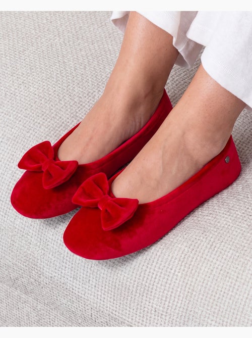 Pantofole ballerine ultraconfortevole, suola in cuoio, donna - Kiabi Pantofole ballerine ultraconfortevole, suola in cuoio, donna - Kiabi