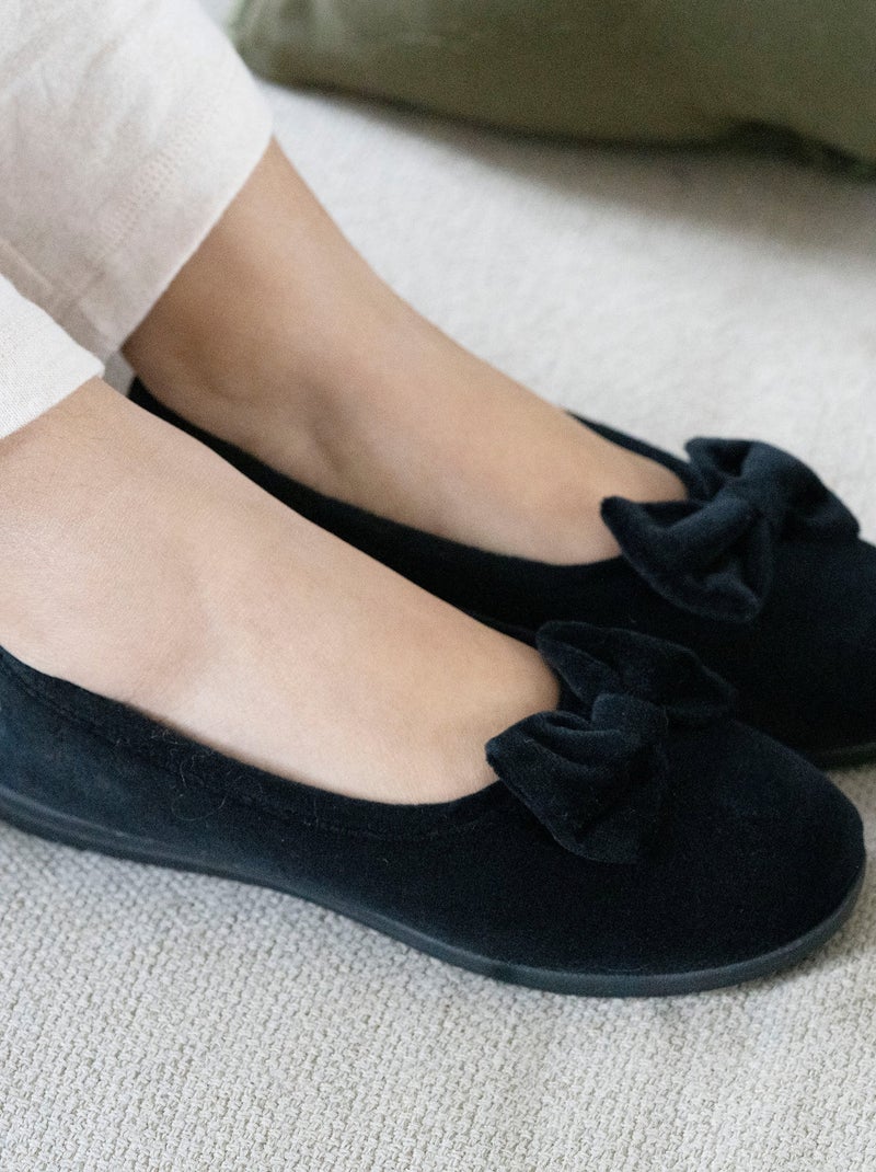 Pantofole ballerine ultraconfortevole (tecnologia donna Isotoner Nero - Kiabi