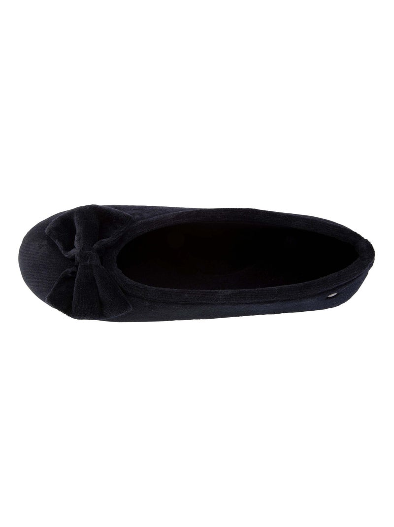 Pantofole ballerine ultraconfortevole (tecnologia donna Isotoner Nero - Kiabi