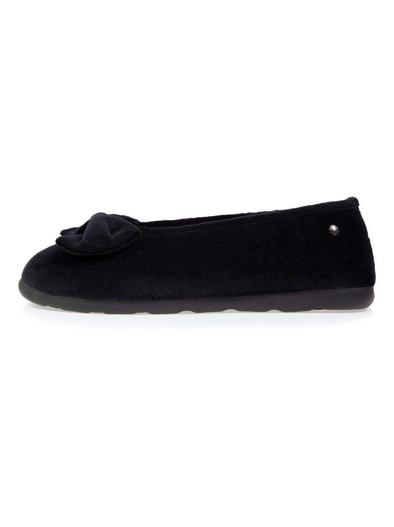 Pantofole ballerine ultraconfortevole (tecnologia donna Isotoner Nero - Kiabi