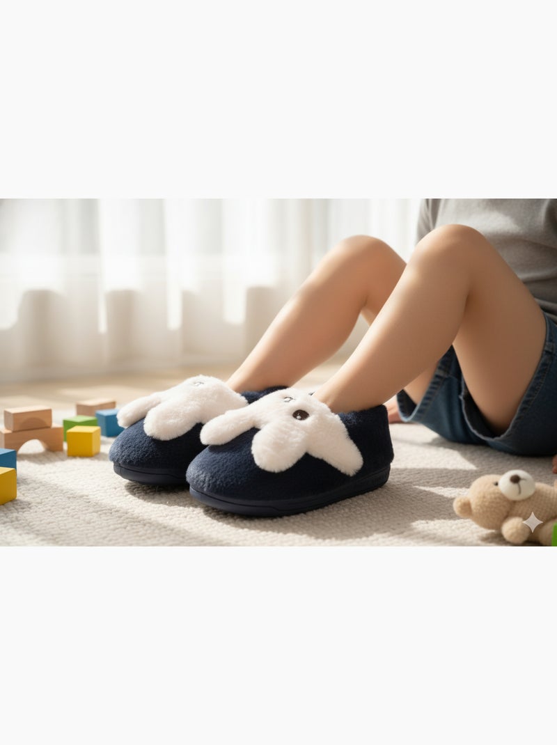 Pantofole Bambino Animali 3D Ultra Morbide MB732831 Blu - Kiabi