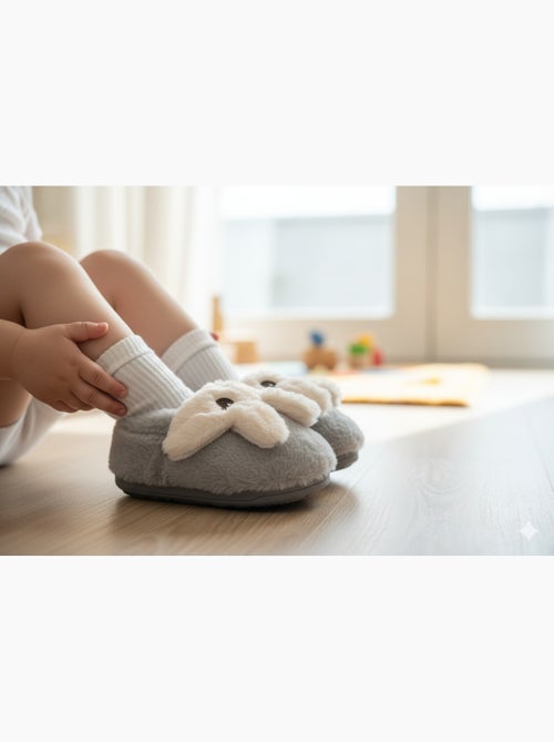 Pantofole Bambino Animali 3D Ultra Morbide MB732831 - Kiabi Pantofole Bambino Animali 3D Ultra Morbide MB732831 - Kiabi