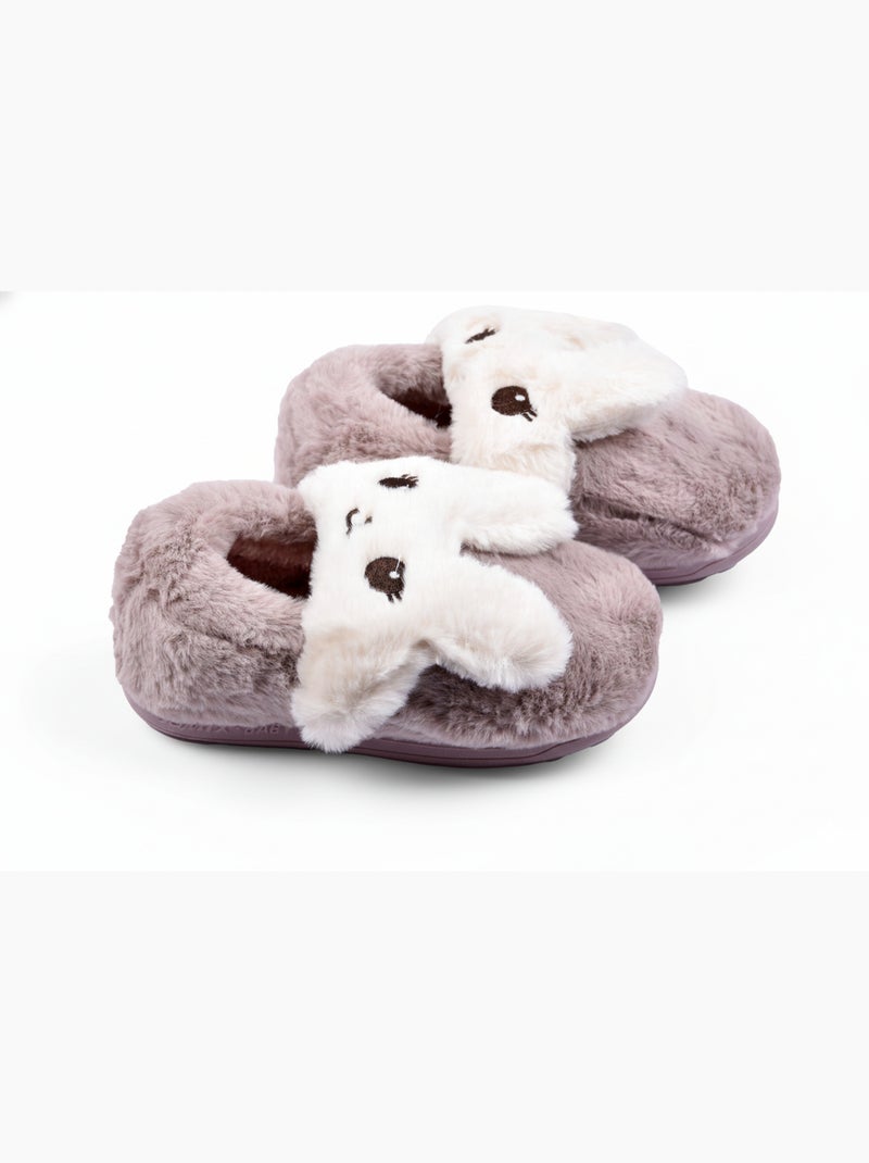 Pantofole Bambino Animali 3D Ultra Morbide MB732831 Viola - Kiabi
