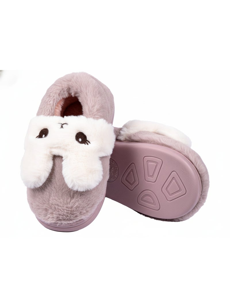 Pantofole Bambino Animali 3D Ultra Morbide MB732831 Viola - Kiabi