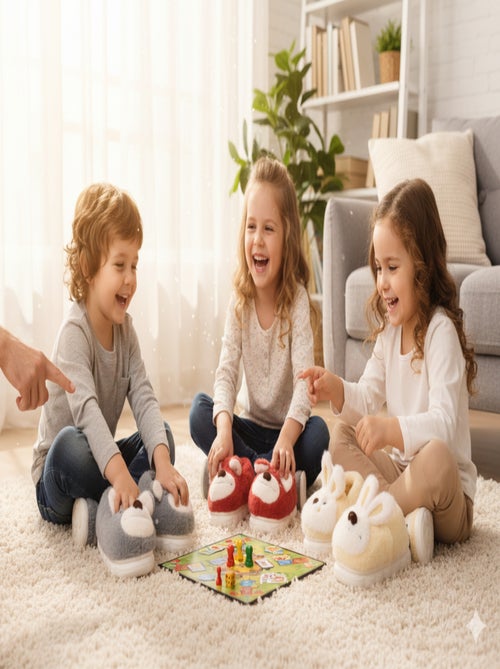 Pantofole Bambino Animali 3D Ultra Morbide MD9758 - Kiabi