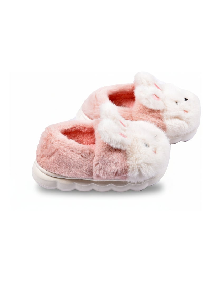 Pantofole Bambino Animali 3D Ultra Morbide MD9758 Rosa - Kiabi