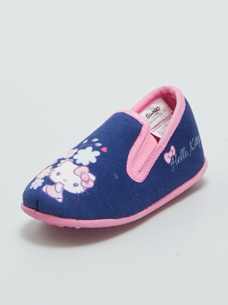Pantofole basse 'Hello Kitty' blu - Kiabi