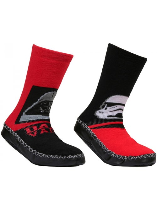 Pantofole calzini confezione da 2 STAR WARS - Kiabi