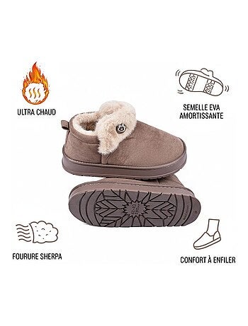 Pantofole charentaise alte MU10162