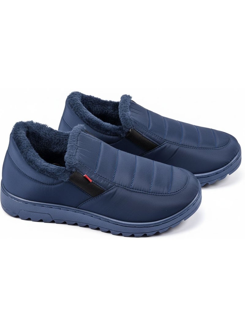 Pantofole Charentaise alte PREMIUM MU9738 Blu marino - Kiabi