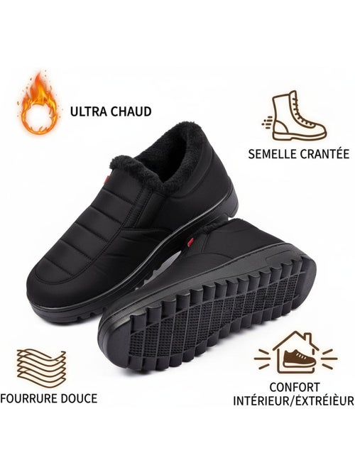 Pantofole Charentaise alte PREMIUM MU9738 - Kiabi
