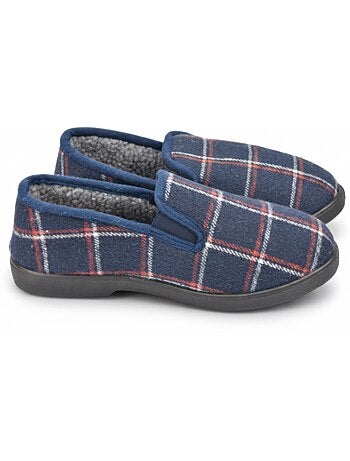Pantofole charentaise uomo scozzese antiscivolo ozabi