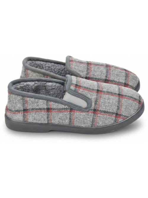 Pantofole charentaise uomo scozzese antiscivolo ozabi - Kiabi