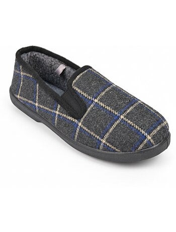 Pantofole charentaise uomo scozzese antiscivolo ozabi