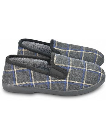 Pantofole charentaise uomo scozzese antiscivolo ozabi