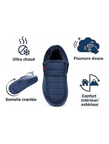 Pantofole charentaises alte PREMIUM MU9738