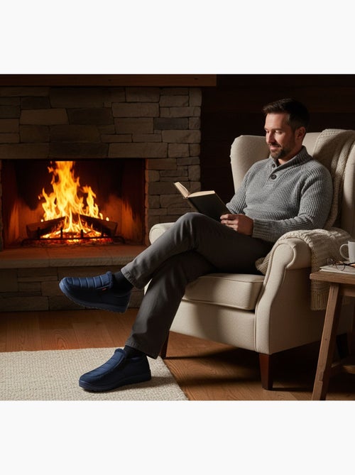 Pantofole charentaises alte PREMIUM MU9738 - Kiabi