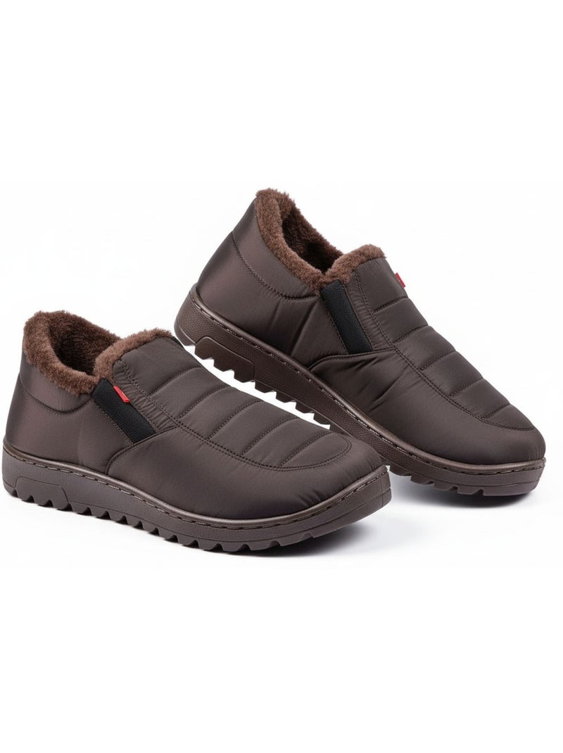 Pantofole charentaises alte PREMIUM MU9738 Marrone - Kiabi
