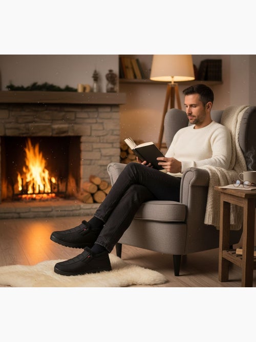 Pantofole charentaises alte PREMIUM MU9738 - Kiabi